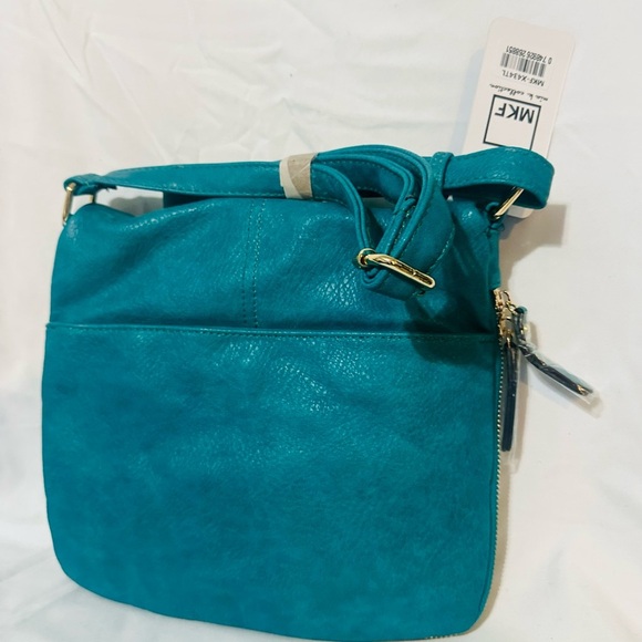 NWT MKF Collection Luciana Women’s Crossbody Bag by Mia K – Turquoise - Picture 5 of 5